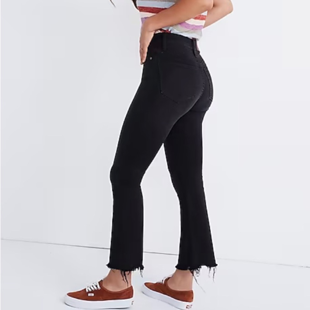 Madewell Cali-demi boot jeans in dark wash